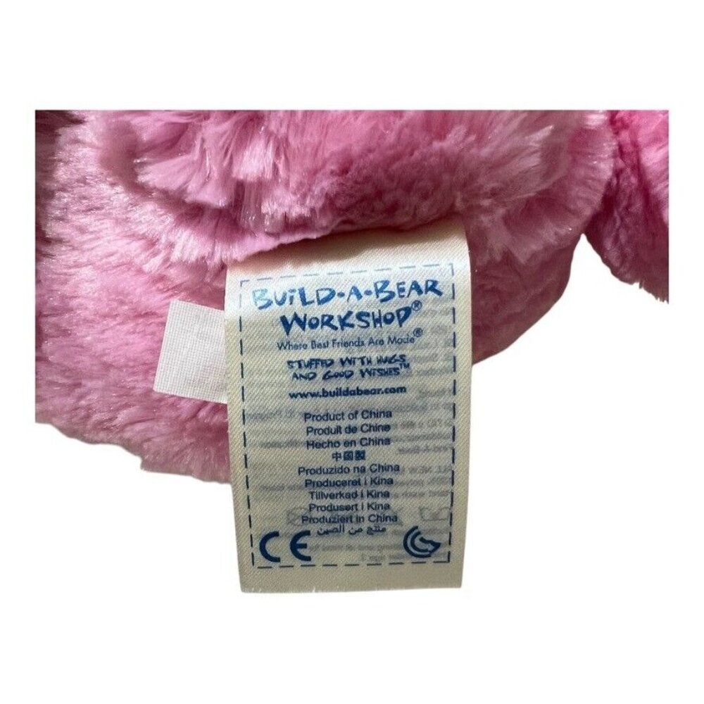 Build A Bear Disney Princess Teddy Bear Pink w/Crown Plush Stuffed Animal 17" - Picture 10 of 11